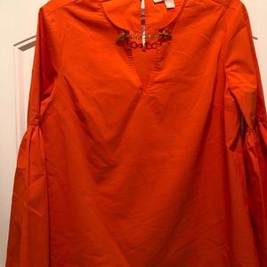 Michael Kors bell sleeve top